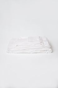 Omne Sleep 4-Piece White Bamboo California King Hypoallergenic Sheet Set
