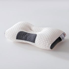 Soft Knitted Neck Pillow - Adjustable Ergonomic Orthopedic Contour Support, High Quality Pillow Core, For Sleeping Comfort (Option: White)