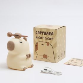 Capabala Silicone Night Lamp Rechargeable (Option: 2.5w-Kappabala Side Chinese Block)