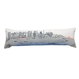 San Francisco Pillow (Color: Night, size: QUEEN)