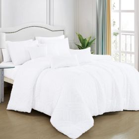 Sela 7 Pieces Comforter Set (size: KING)